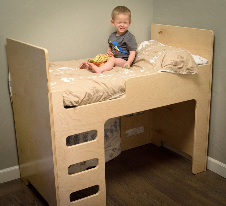 Bunk Bed for Kids Laser Cut CNC Plan