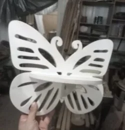 Butterfly Shape Floating Wall Shelf