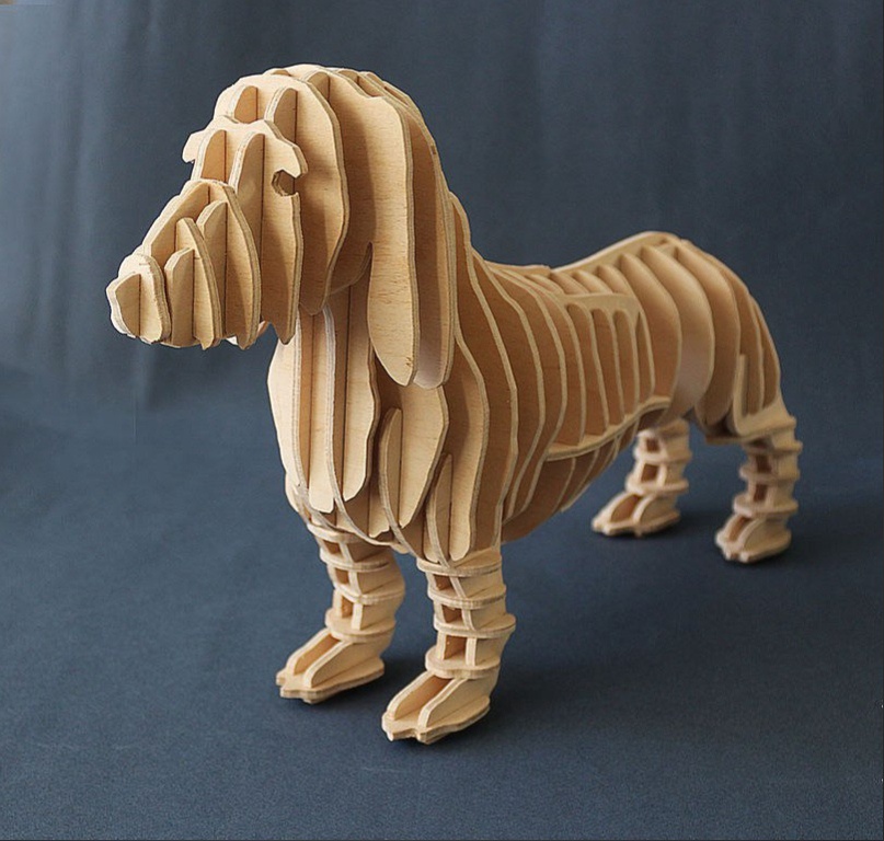 Dachshund Dog 3D Puzzle