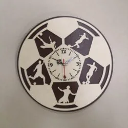 Football Wall Clock Sport Wall Clock Gift For Soccer Lover Footballer