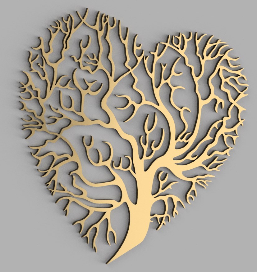 Heart Tree Wall Decor