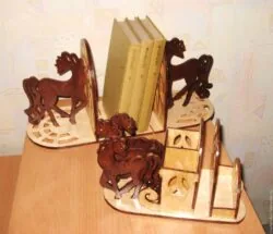 Horse Bookend Organizer