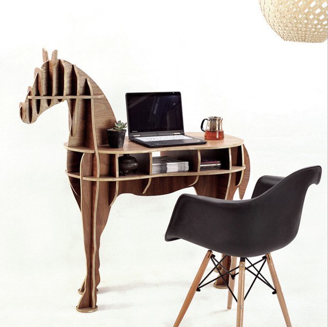 Horse Shaped Bookshelf