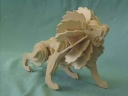 Lion 3d puzzle