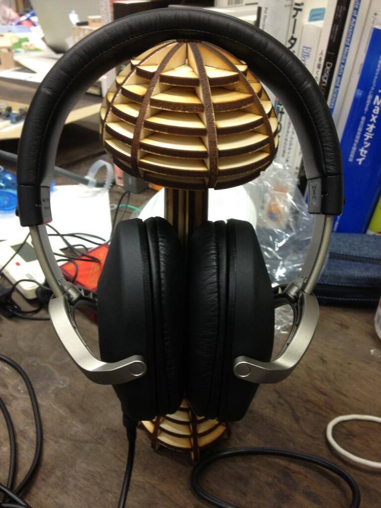 Mushroom Shaped Headphone Stand w120xd90xh250mm