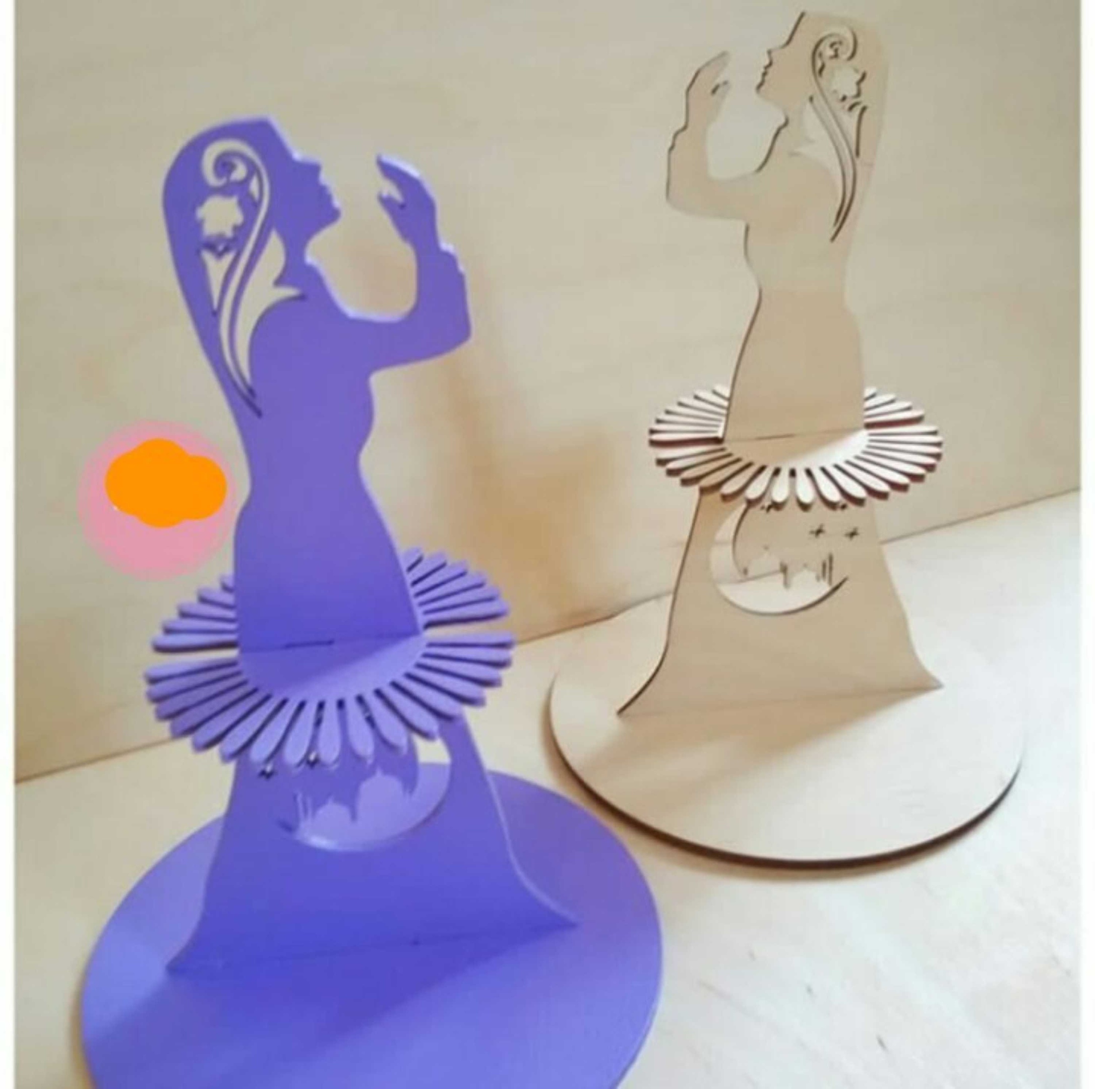 Muslim Girl Praying Napkin Holder