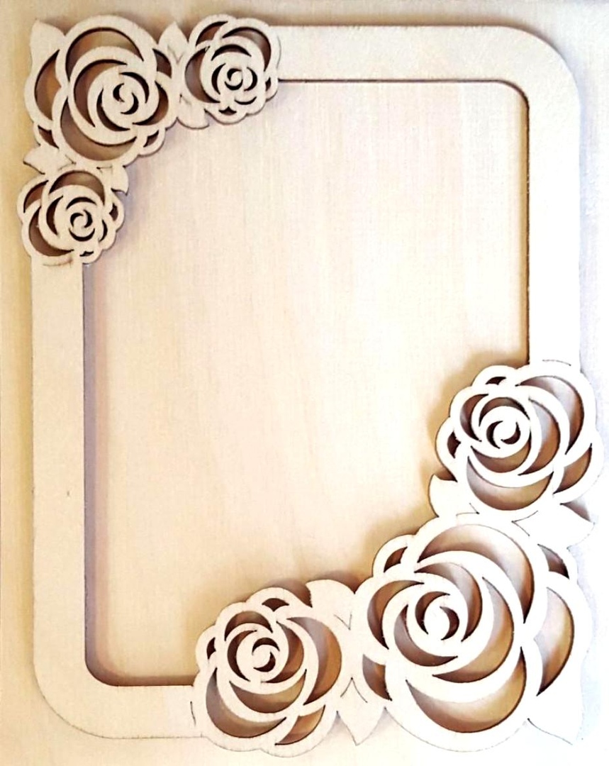 Photo Frame with Roses