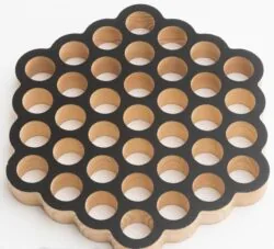 Round Honeycomb Trivet 37 Holes