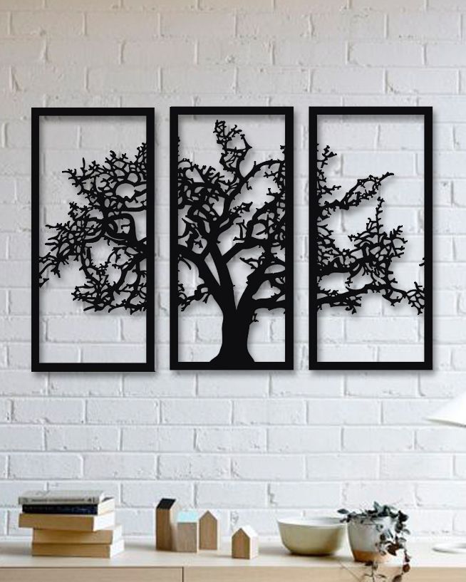 Tree Wall Decor 3 Panels