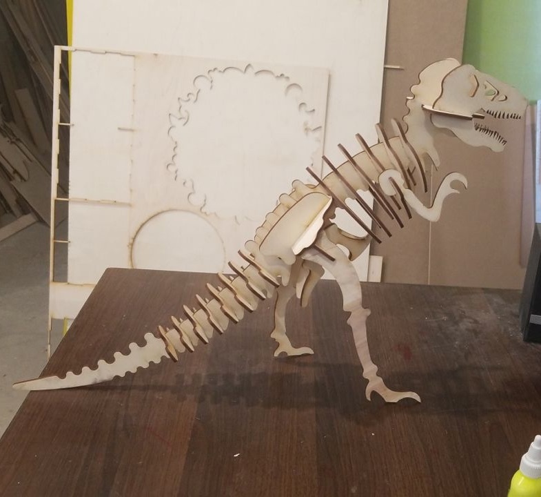 Tyrannosaurus Dinosaur 3D Puzzle 3mm