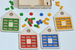 Wooden House Shape Sorter Toy