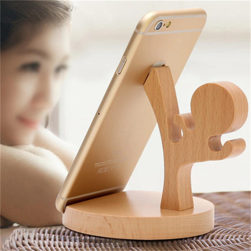 Wooden Ninja Phone Stand