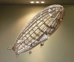 Airship Model for Home Decor Template