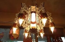 Antique Wooden Chandelier