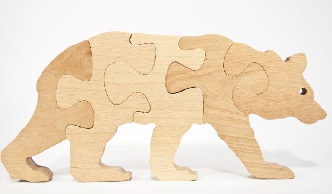 Bear Wooden Jigsaw Puzzle