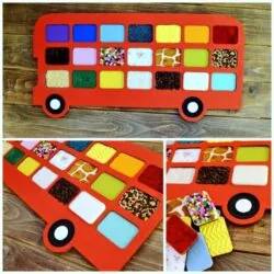 Bus Tactile Game Touch And Match Game