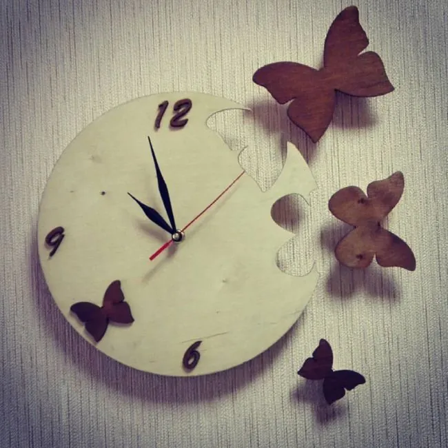 Butterfly Clock