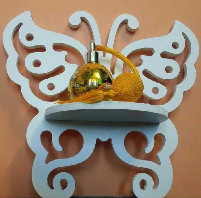 Butterfly Wall Shelf Rack