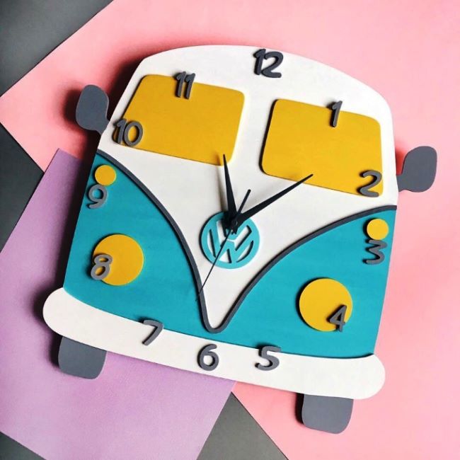 Camper Van Wall Clock