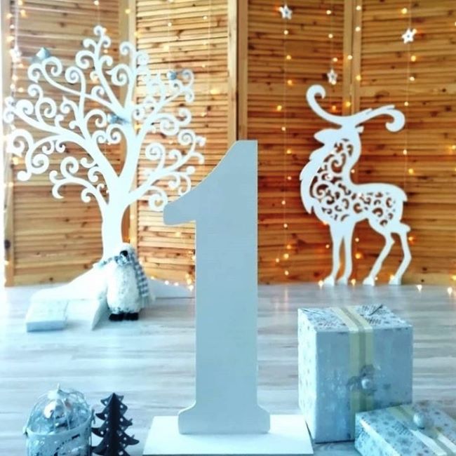 Christmas Deer Decoration Template