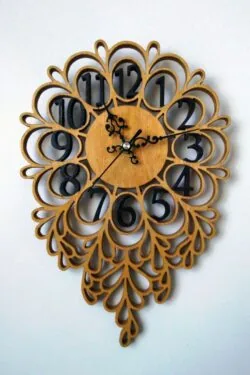 Decorative Wooden Wall Clock