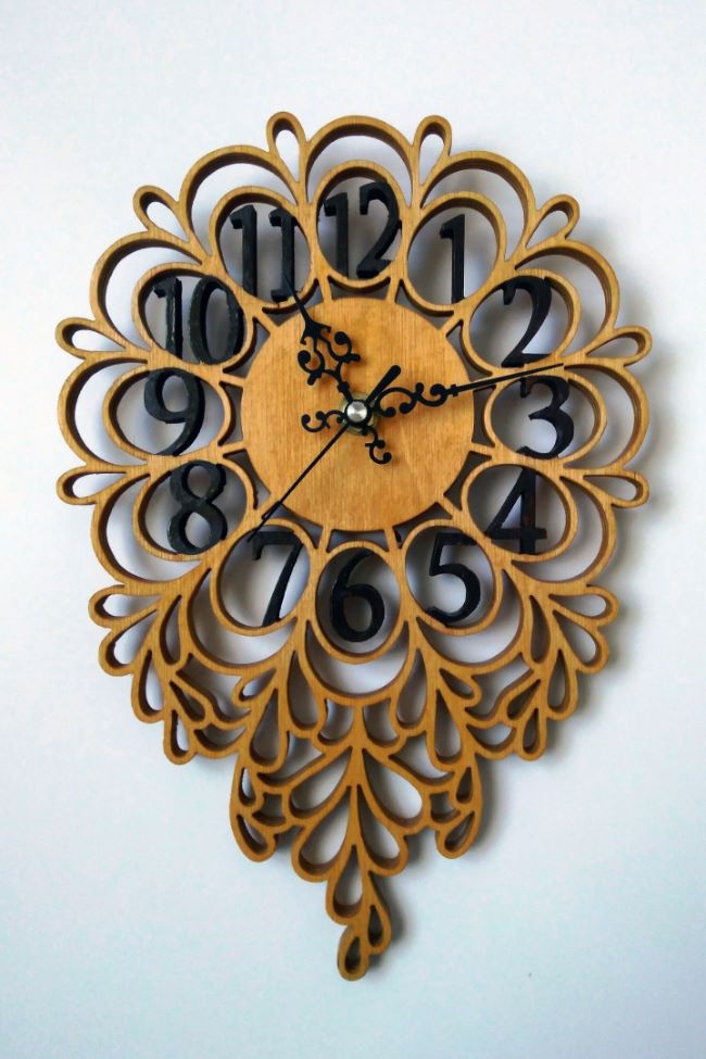 Decorative Wooden Wall Clock