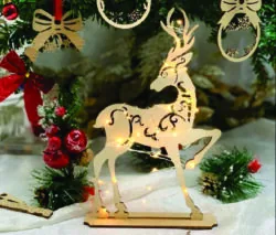 Deer Christmas New Year Decor