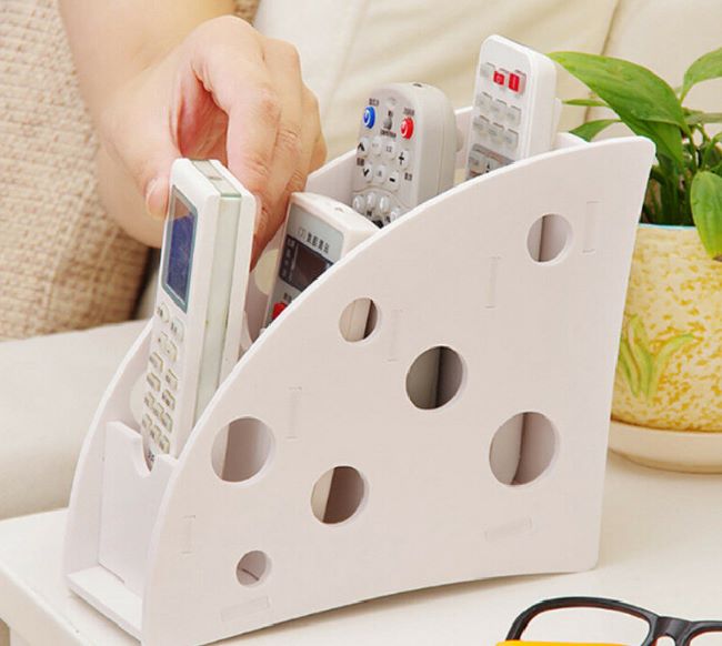 Desk Remote Control Holder Storage Box