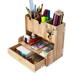 Desktop Organizer Multifunctional Pen Holder Desktop Stationary Storage Rack For Home