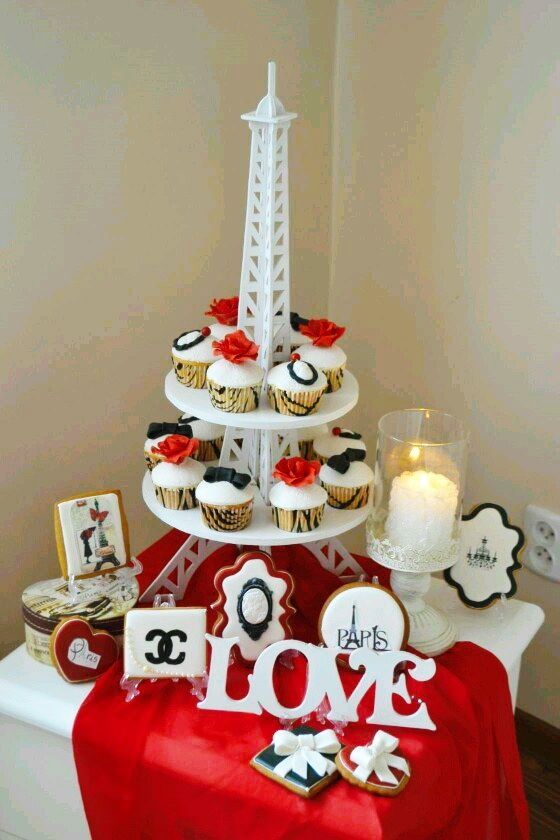 Eiffel Tower Cupcake