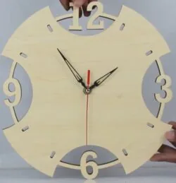 Elegant Wooden Wall Clock