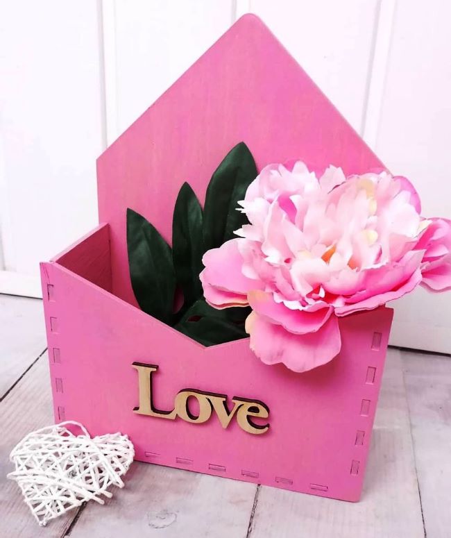 Envelope Flower Box