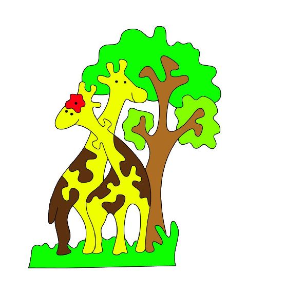 Giraffe Jigsaw Puzzle