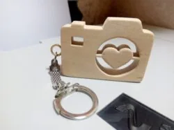 Heart Camera Keychain