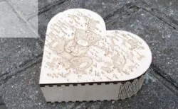 Heart Gift Box with Hinge