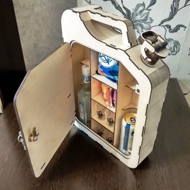 Jerry Can Mini Bar Fuel Canister Mini Bar