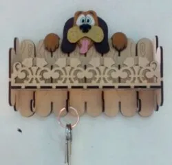 Key Hanger Dog 3mm