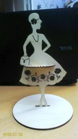 Lady Napkin Holder