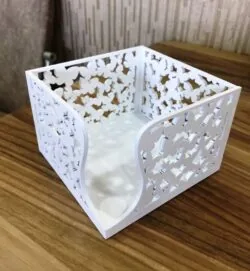 Napkin Holder With Butterflies