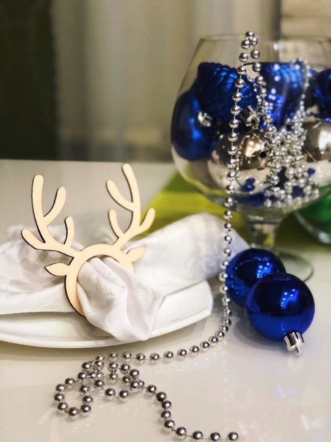 Napkin Ring Reindeer Horns Template