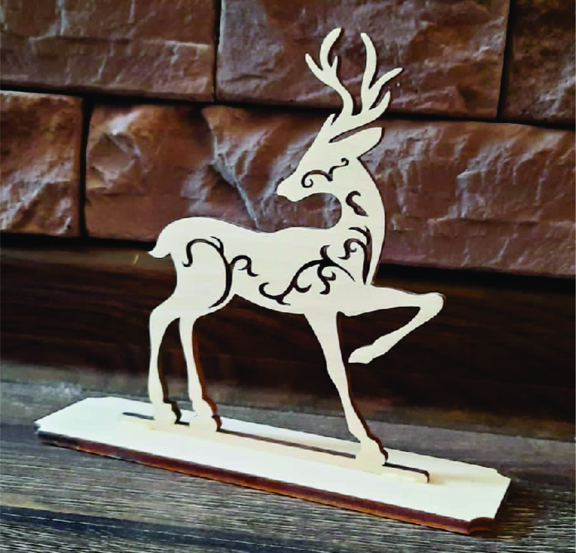 New Year Figurine Christmas Deer