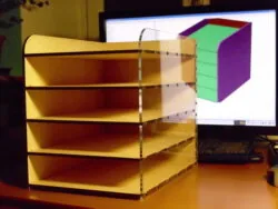 Parametric Desktop Filing Rack