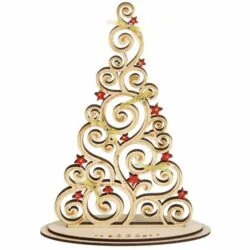 Plywood Christmas Tree On Stand