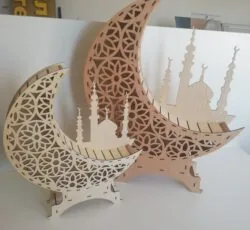 Ramadan Crescent Moon Decor