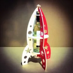 Rocket Beer Bottle Stand