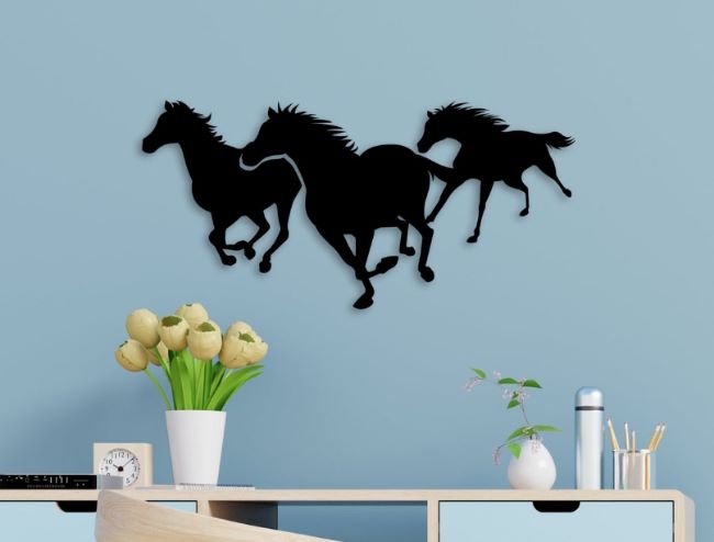 Running Horses Wall Art