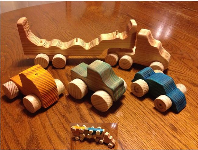 Wooden Toy Hauler