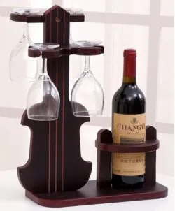 Wine Bottle Glass Holder