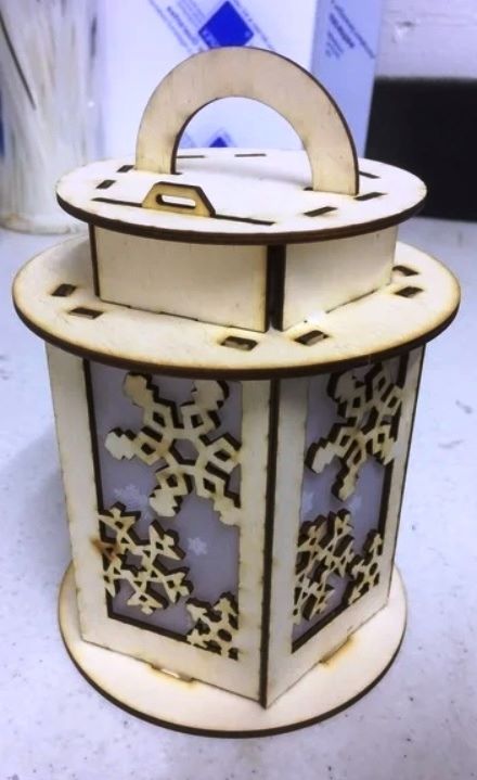 Snowflake Pattern Lantern