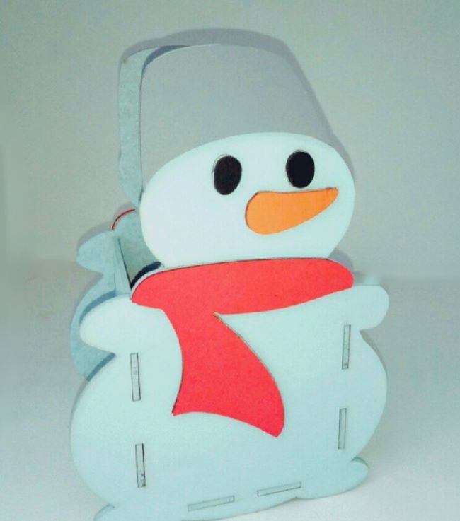 Snowman Pen Holder Organizer